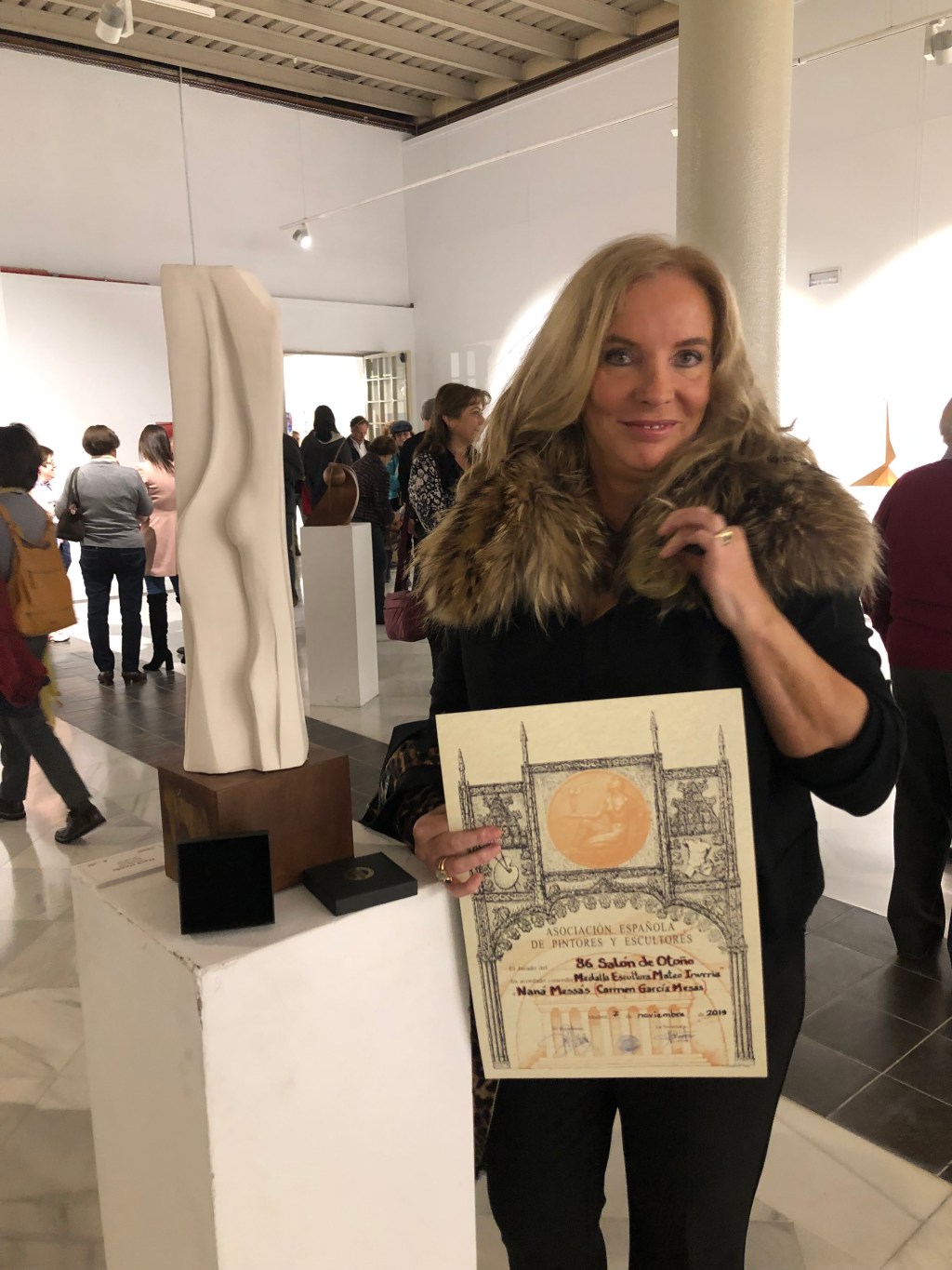 Premio de escultura 86 Salón de&nbsp;Otoño